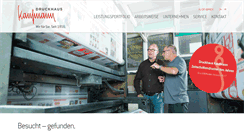 Desktop Screenshot of druckhaus-kaufmann.de