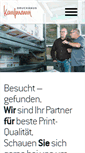 Mobile Screenshot of druckhaus-kaufmann.de